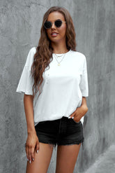 Crew Neck Oversize Tee - Shah S. Sahota